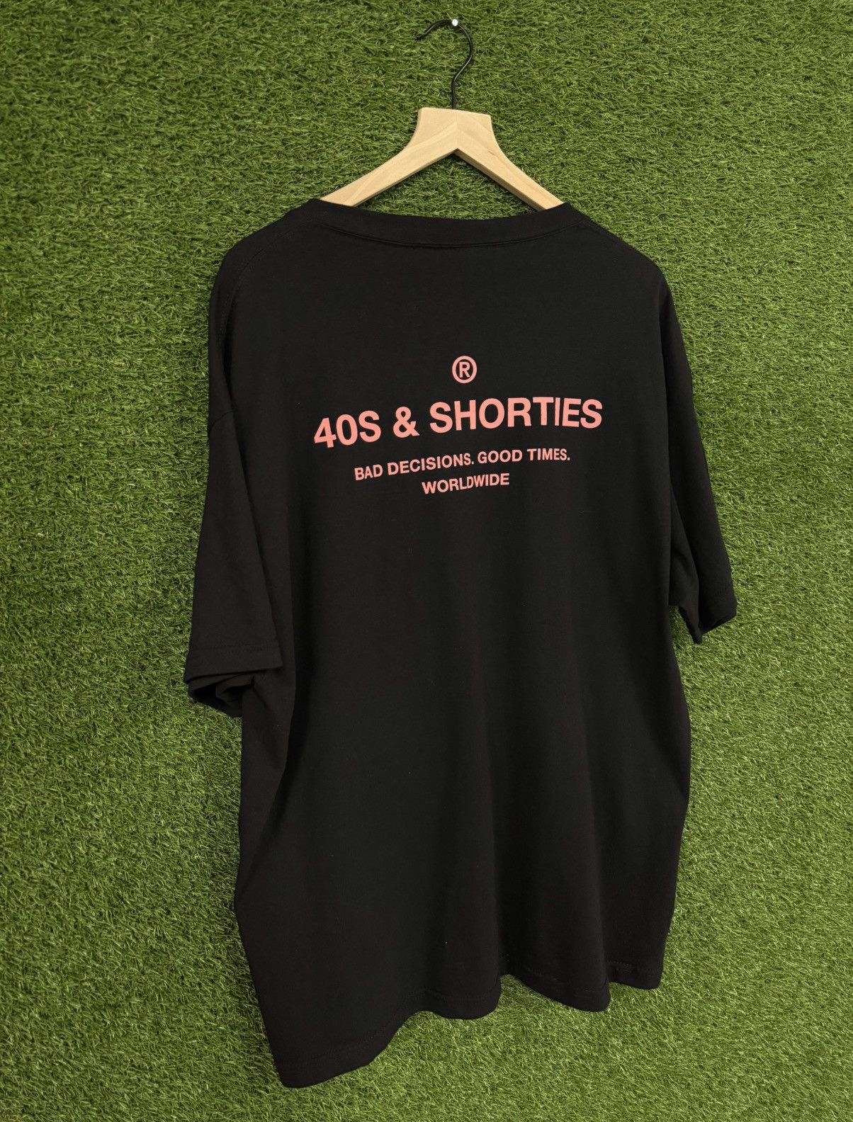 40's & Shorties 40s and Shorties Trademark Logo Streetwear Tee Black XL Size US XL / EU 56 / 4 - 1 Thumbnail