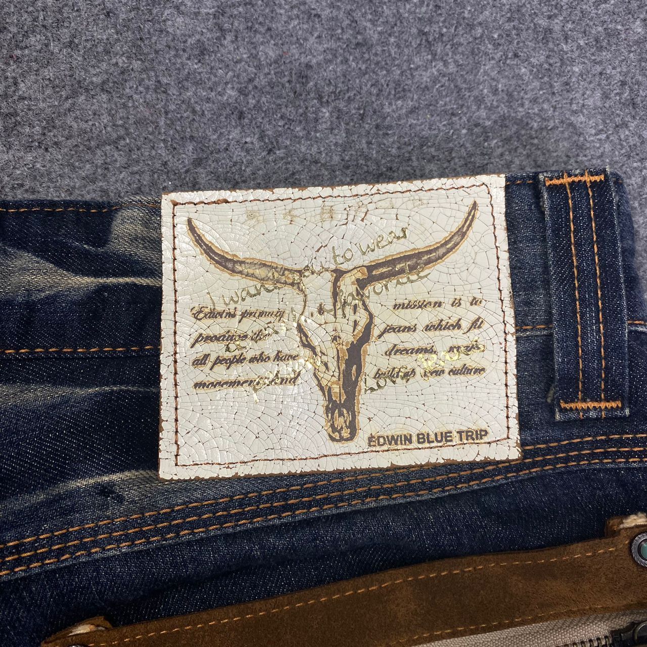 Edwin RARE DEWIN BLUE TRIP FLARE BOOTCUT DENIM JEANS Size US 32 / EU 48 - 8 Thumbnail