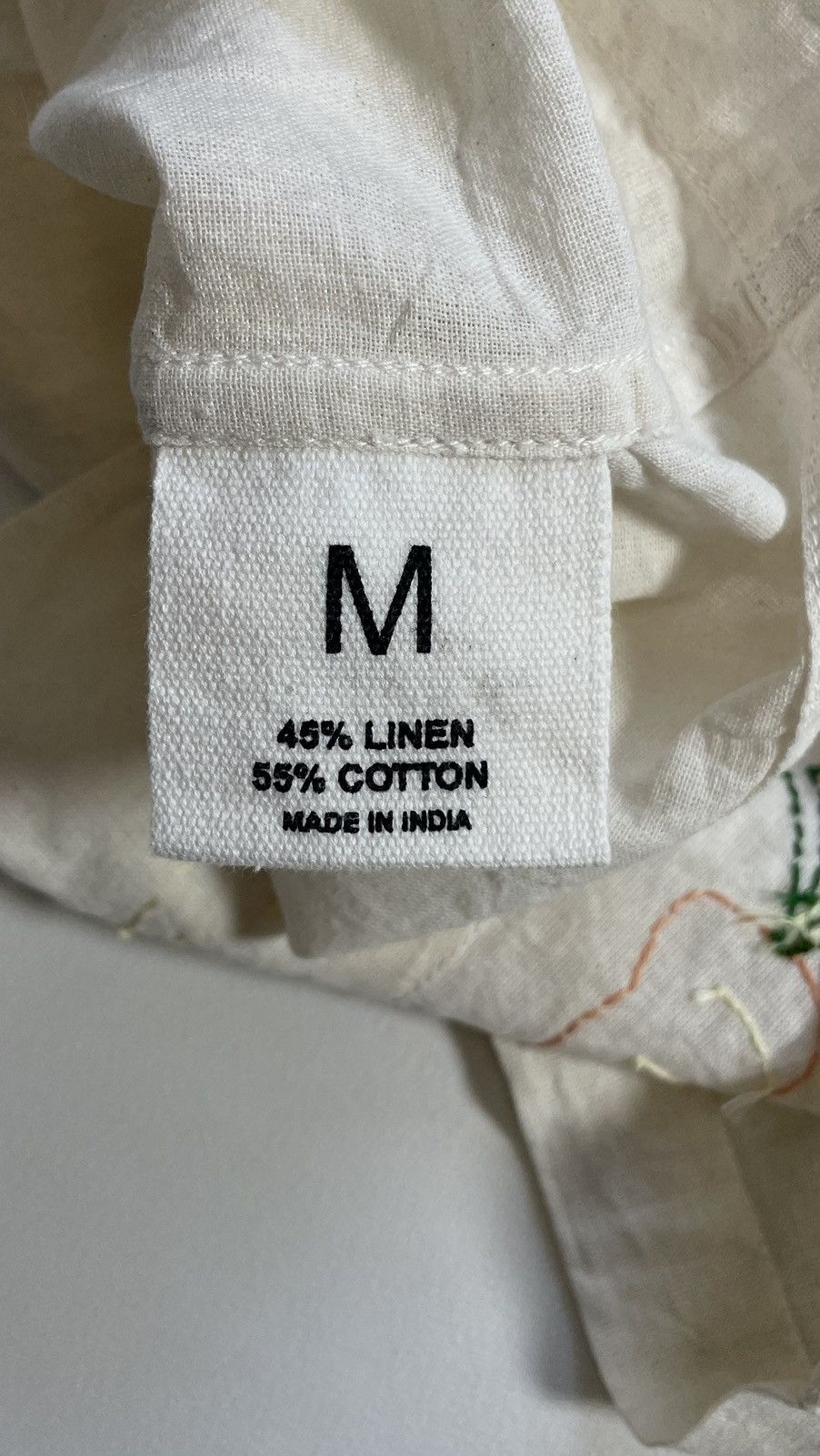 Story Mfg. ‘Greetings’ Embroidered Boxy Shirt Size US M / EU 48-50 / 2 - 10 Thumbnail