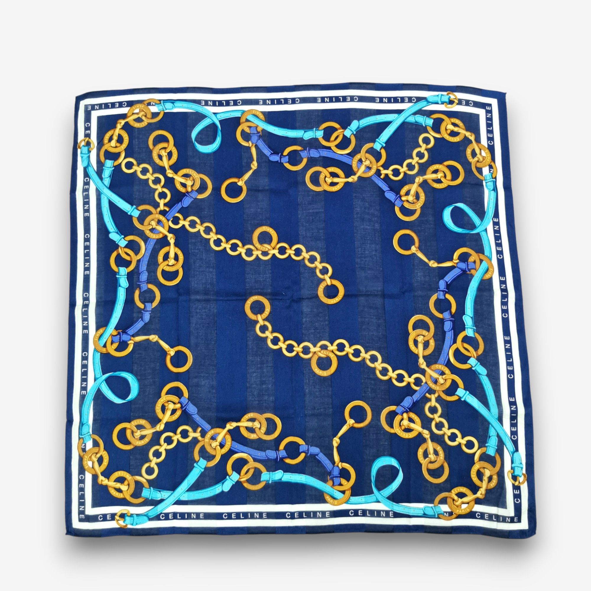 Celine Vintage Celine Paris Handkerchief Neckerchief Bandana Size ONE SIZE - 1 Thumbnail