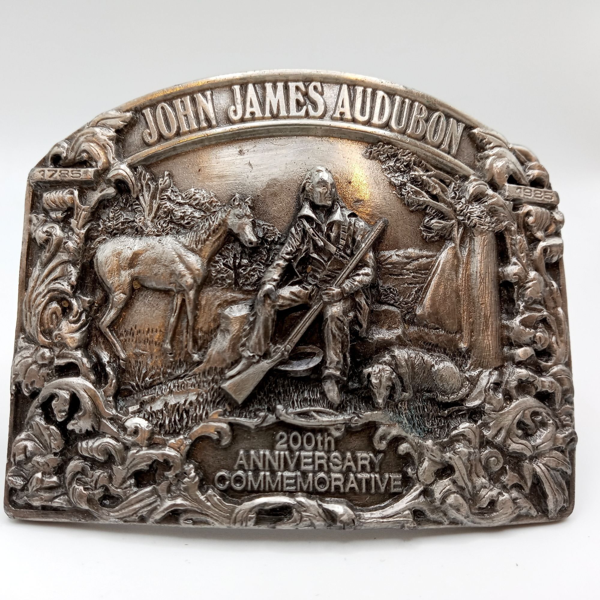 Other John James Audubon Belt Buckle Vintage 1985 Nature Birds Size ONE SIZE - 5 Thumbnail