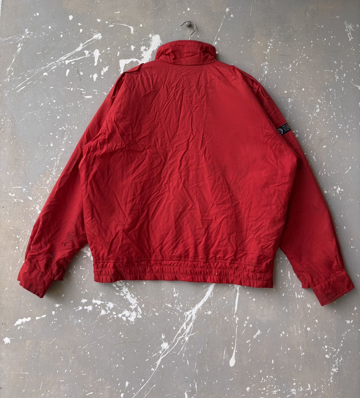 Ferrari Vintage Shell Formula Work F1 Red Jacket 🧥 Size US XL / EU 56 / 4 - 6 Thumbnail