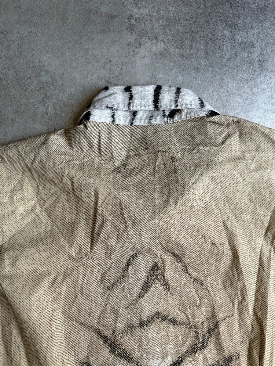 Just Cavalli SS2002 Cavalli Zebra Camel Faded Short Sleeves Shirt Size US S / EU 44-46 / 1 - 9 Thumbnail