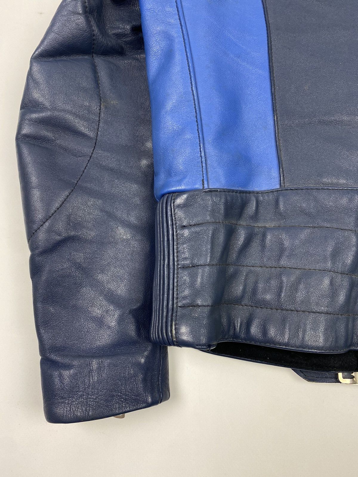 Vintage 1970’s Vintage Harro Two Tone Cafe Racer Leather Jacket Size M / US 6-8 / IT 42-44 - 20 Thumbnail