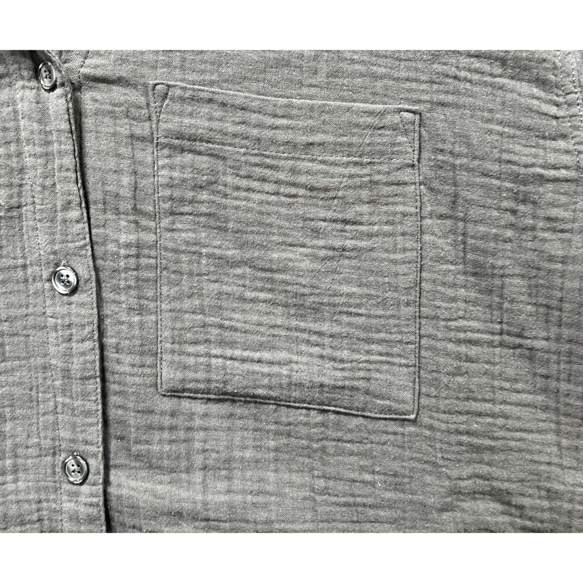 Other Stars Above - Women's Gauze Sleepwear Top - Gray - Extra Lar Size XL / US 12-14 / IT 48-50 - 12 Thumbnail