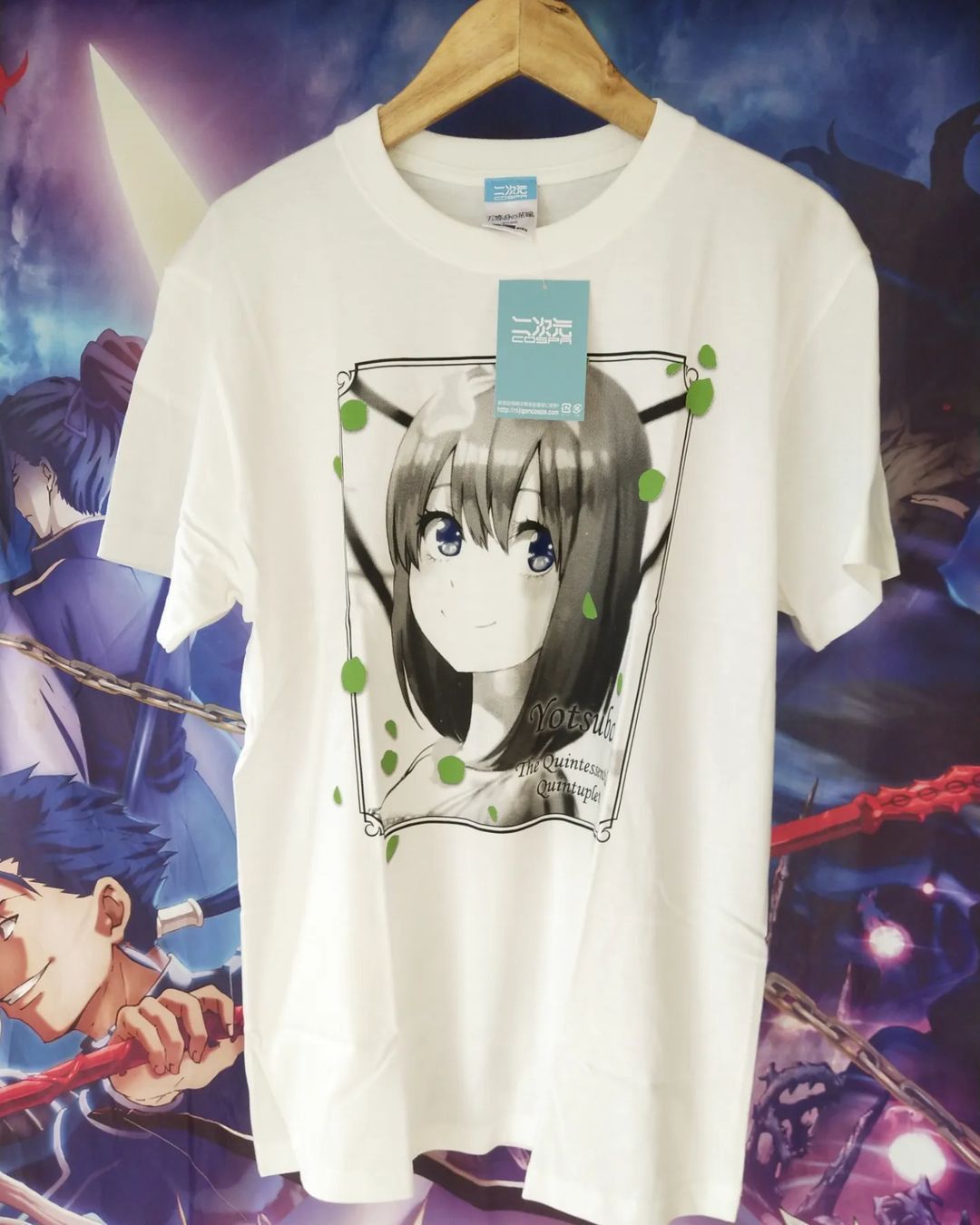 Anime × Japanese Brand Quintessential Quintuplets Gotoubun Yotsuba Anime Tees Cospa Size US L / EU 52-54 / 3 - 1 Thumbnail