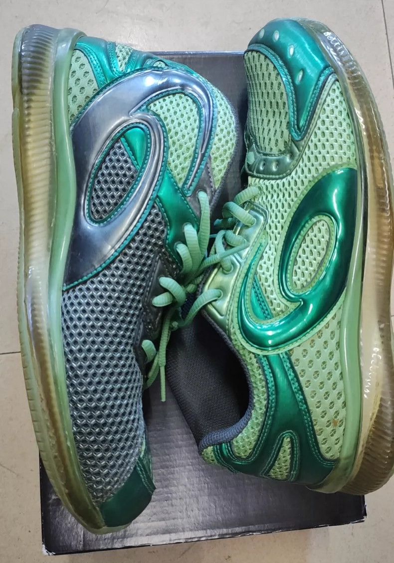 Kiko Kostadinov Kiko Kostadinov Asics Gel Sokat Infinity Green and Grey Low Size US 9 / EU 42 - 3 Thumbnail