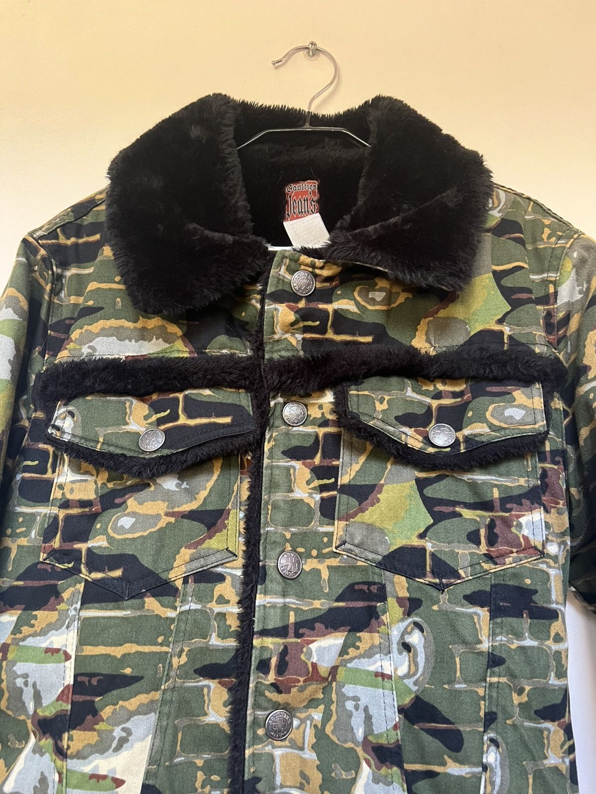 Jean Paul Gaultier Jean Paul Gaultier Camo Faces Jacket Size US M / EU 48-50 / 2 - 10 Thumbnail
