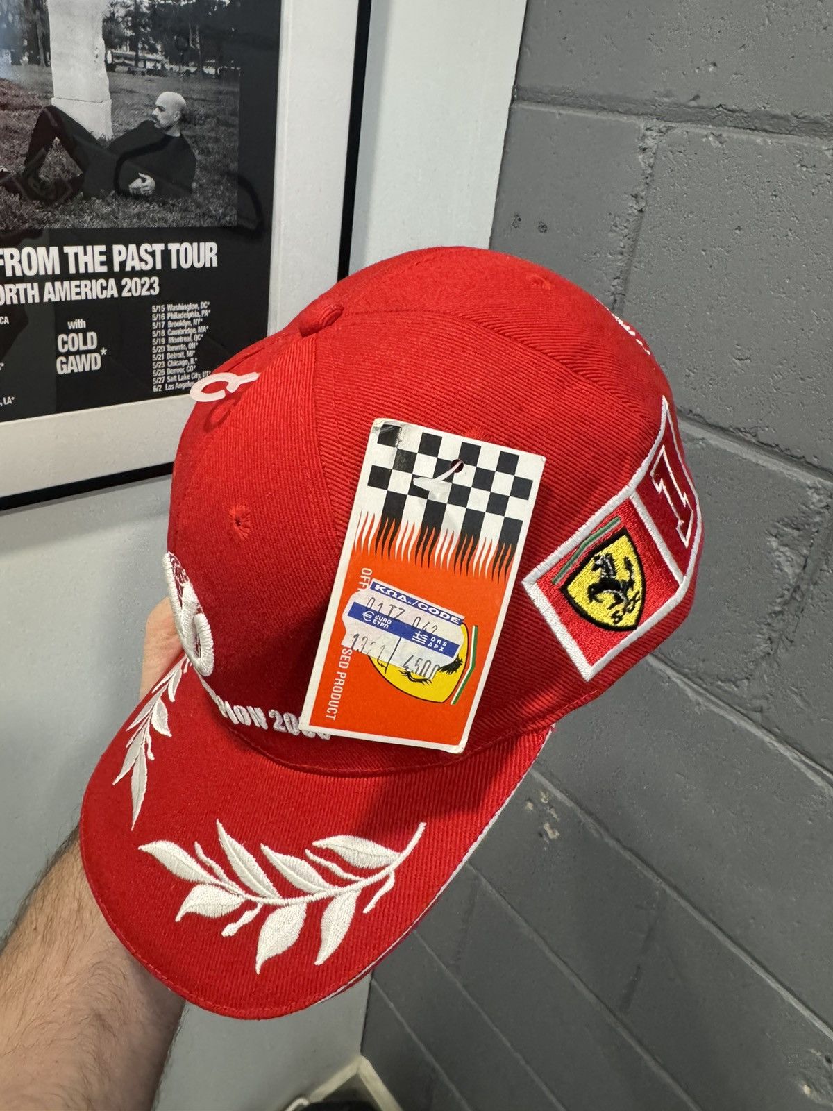 Ferrari 2000 Ferrari Michael Schumacher F1 Hat Vintage Size ONE SIZE - 3 Thumbnail