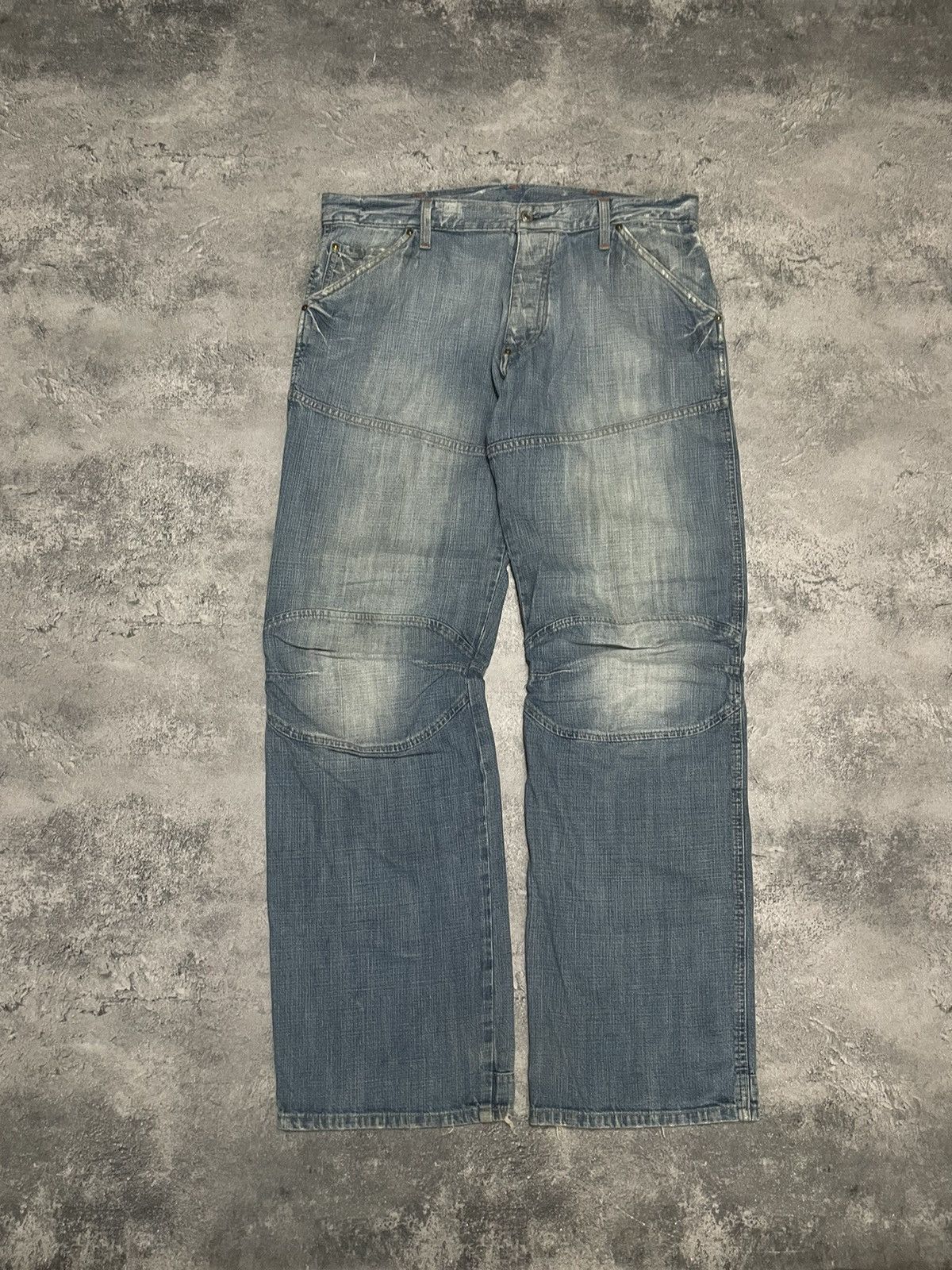 G-Star Vintage Denim Pants G-star Big Logo Y2K Size US 34 / EU 50 - 2 Thumbnail