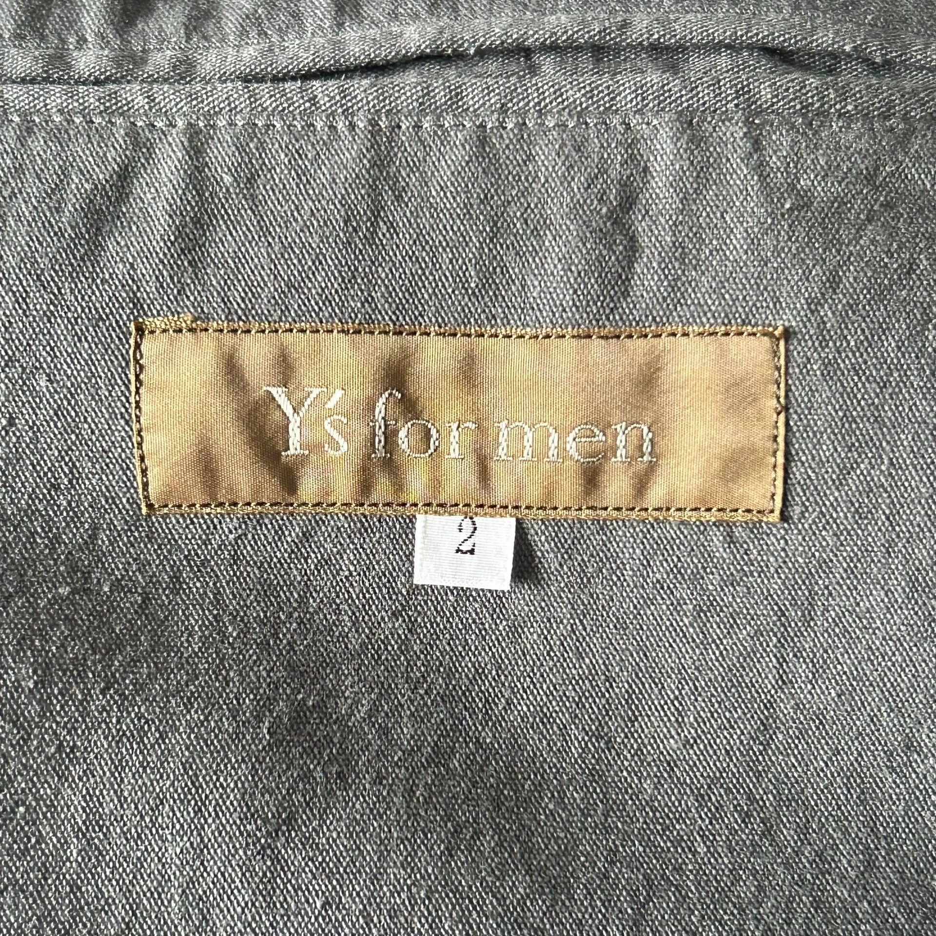 Yohji Yamamoto Yohji Yamamoto 01SS Y's Men Misty Blue Long Blazer Size US M / EU 48-50 / 2 - 7 Thumbnail