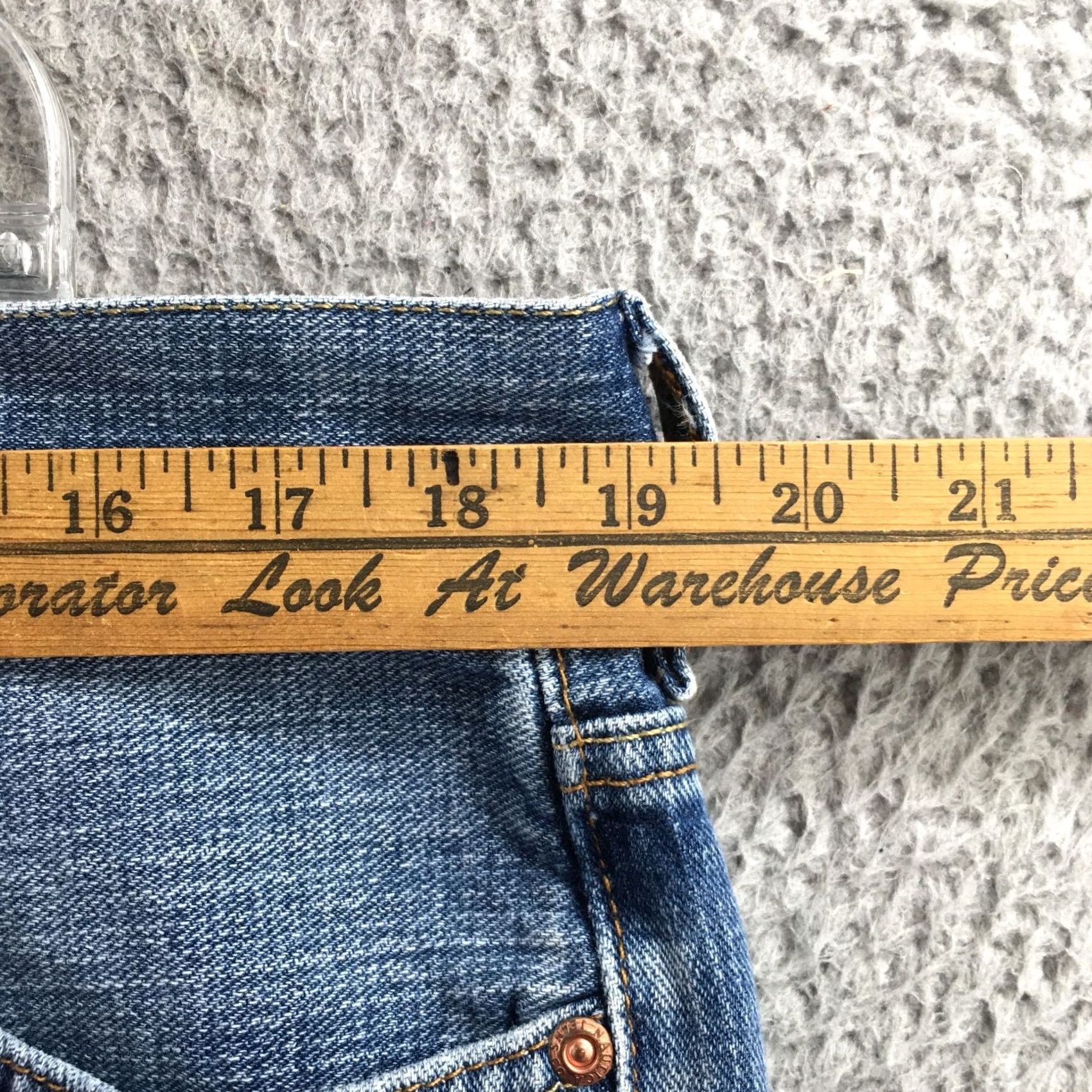 Nautica Nautica Classic Straight Jeans Mens 36x32 Blue Denim Cotton Regular Size 38 Waist 5-Pocket Denim Jeans Mens Size US 36 / EU 52 - 6 Thumbnail
