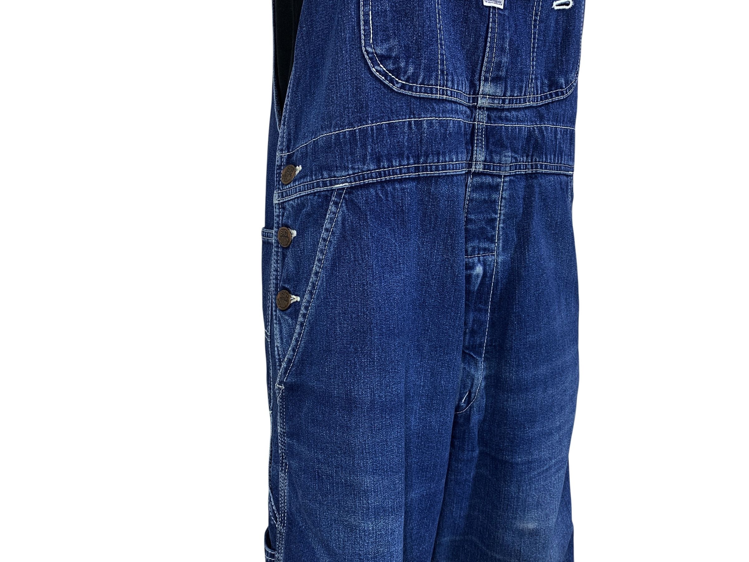 Big John × Vintage Big John Carpenter Bib Overalls Jeans Size US 32 / EU 48 - 5 Thumbnail