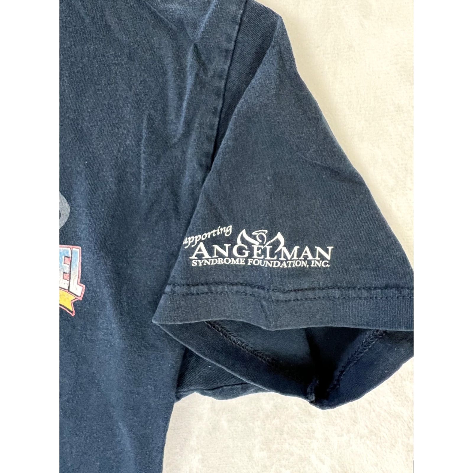 Vintage Vintage McCain's Nitro Angel T-Shirt Mens Medium Blue Drag Racing Graphics Back Logo Crew Neck Short Sleeve Size US M / EU 48-50 / 2 - 5 Thumbnail