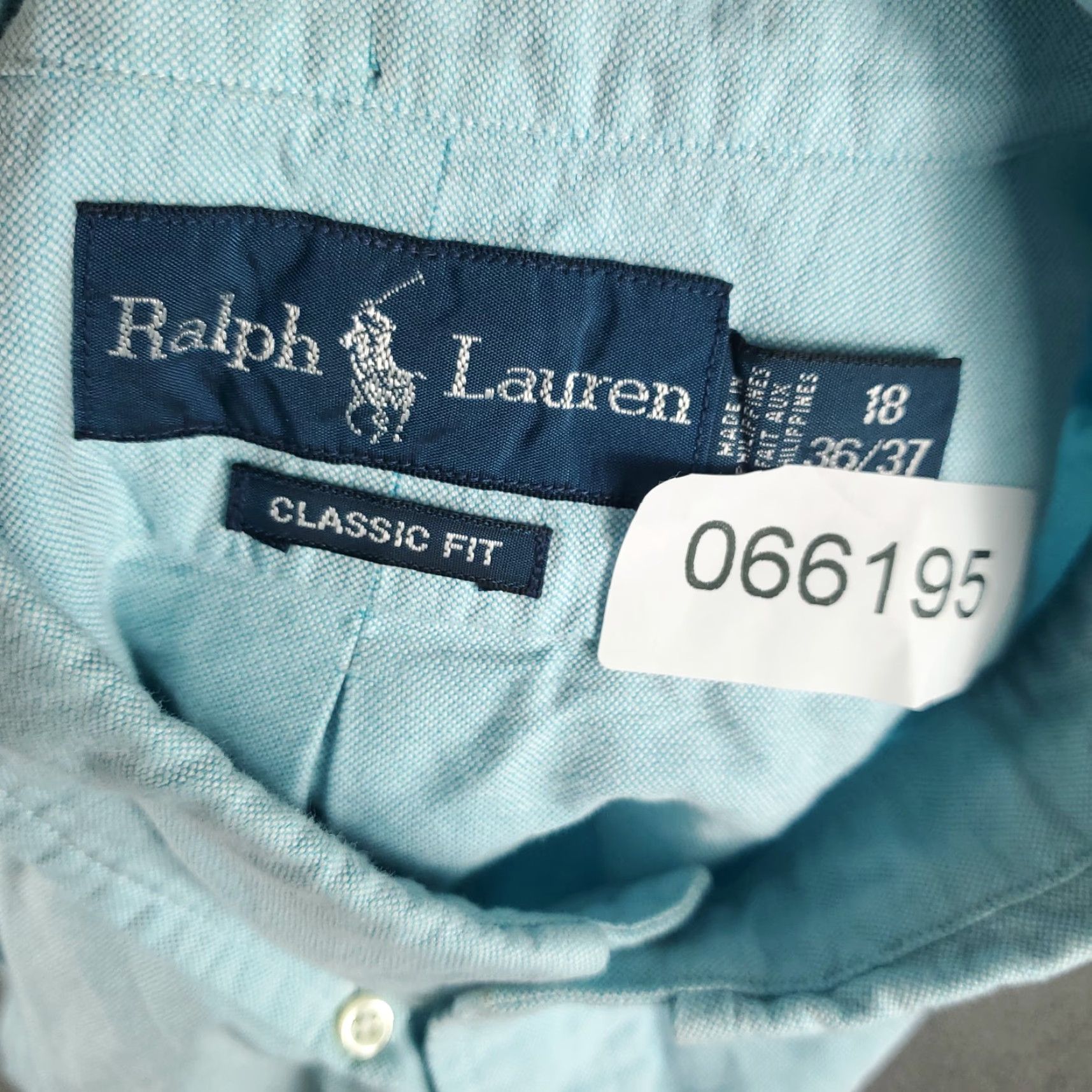 Ralph Lauren Ralph Lauren Shirt Mens Dress Button Up Long Sleeve Classic Fit Blue 18 Size 48R - 8 Thumbnail