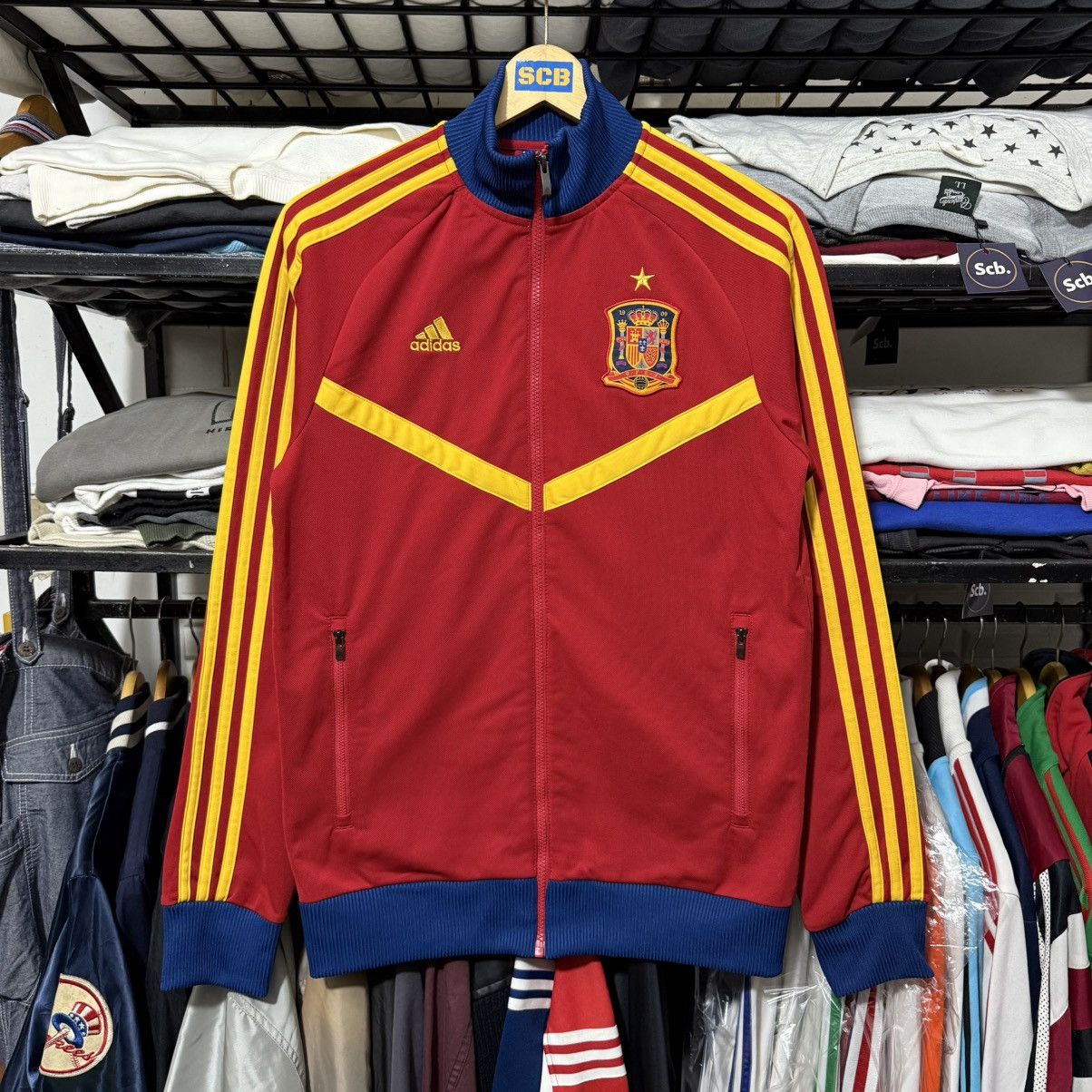 Adidas Adidas spain football soccer tracktop Size US S / EU 44-46 / 1 - 4 Thumbnail