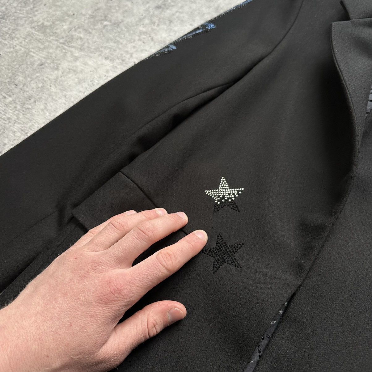 Zadig & Voltaire Zadig Voltaire Viva Strass Star Blazer Black Women’s Size 34 Size XS / US 0-2 / IT 36-38 - 8 Thumbnail