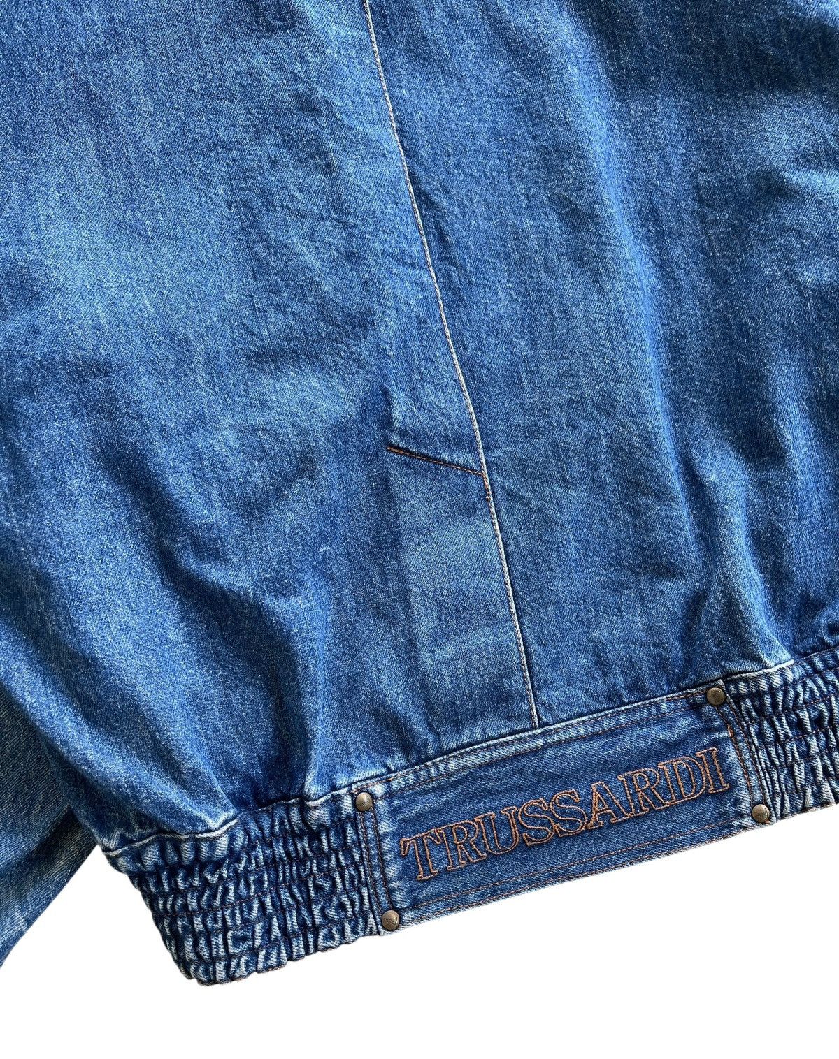 Trussardi Trussardi Denim Bomber Jacket Size US L / EU 52-54 / 3 - 14 Thumbnail