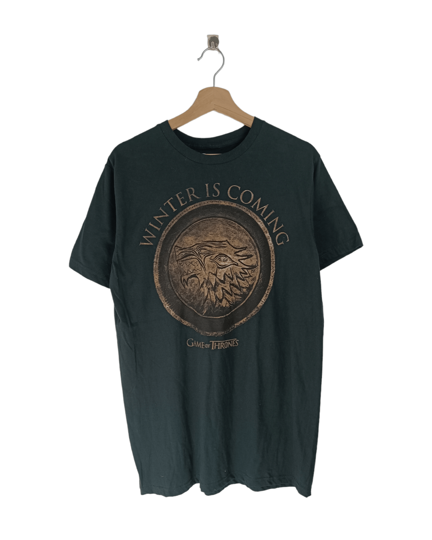 Vintage GAME OF THRONES HBO PROMO TEE lannister medieval dragon Size US L / EU 52-54 / 3 - 1 Thumbnail