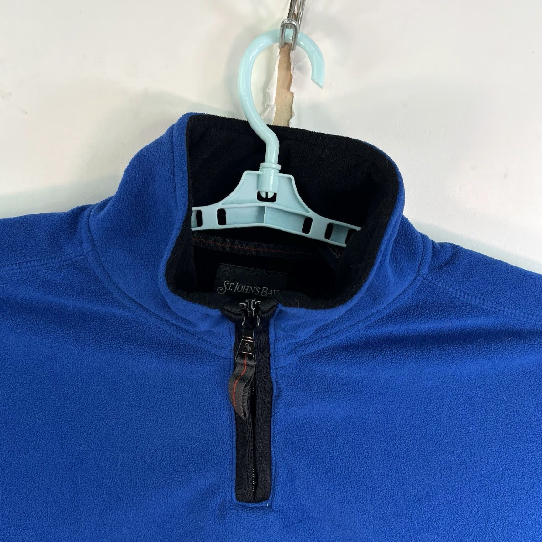 Vintage St. John's Bay 1/4 Zip Fleece Pullover Mens Size L Blue ZIP 1/4 Fleece Pullover St. John's Bay Blue 1/4 Zip Fleece Pullover Mens Size L Blue Size US L / EU 52-54 / 3 - 4 Thumbnail