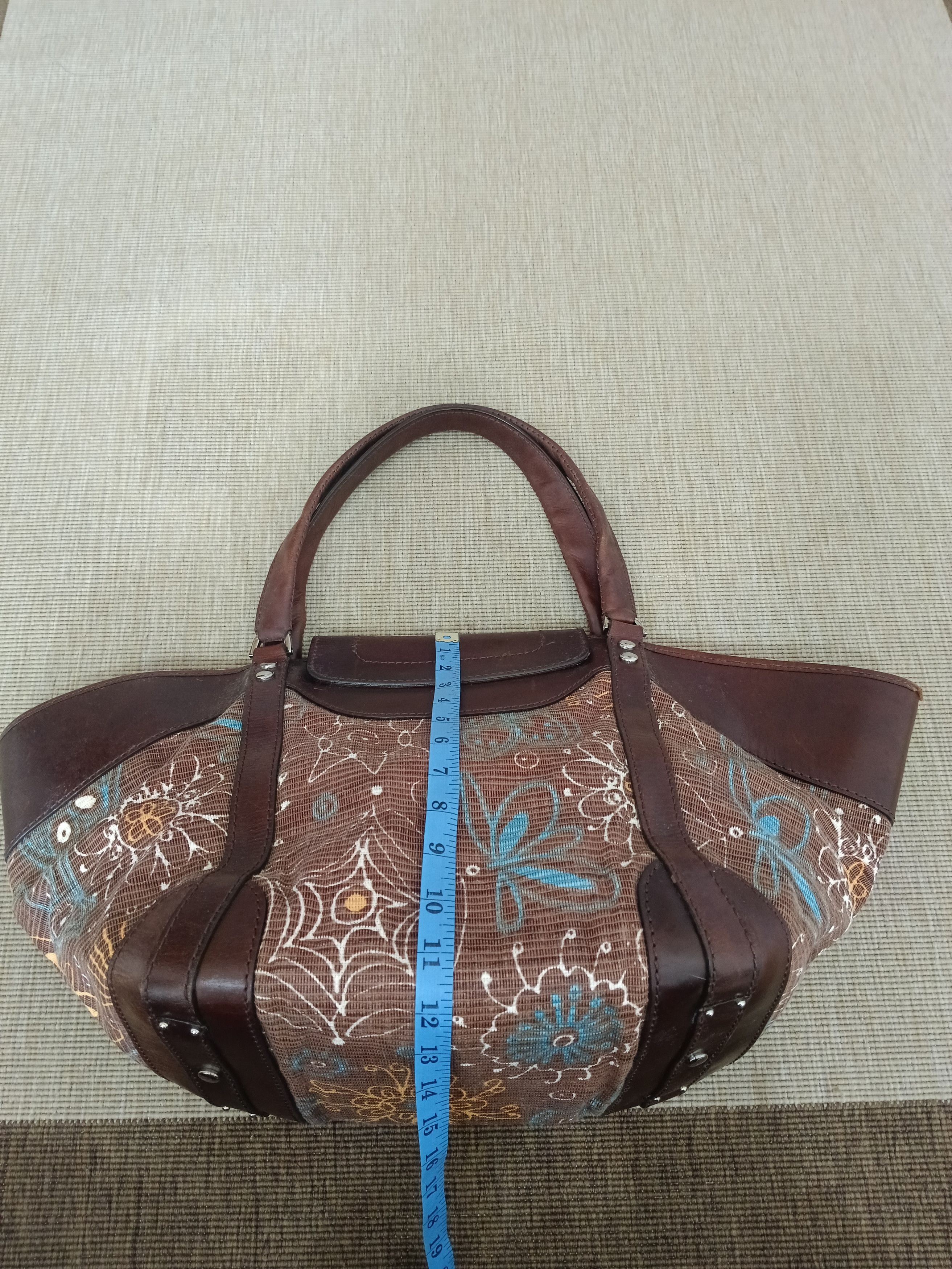 Malo MALO FLORAL MOTIF TOTE Size ONE SIZE - 3 Thumbnail
