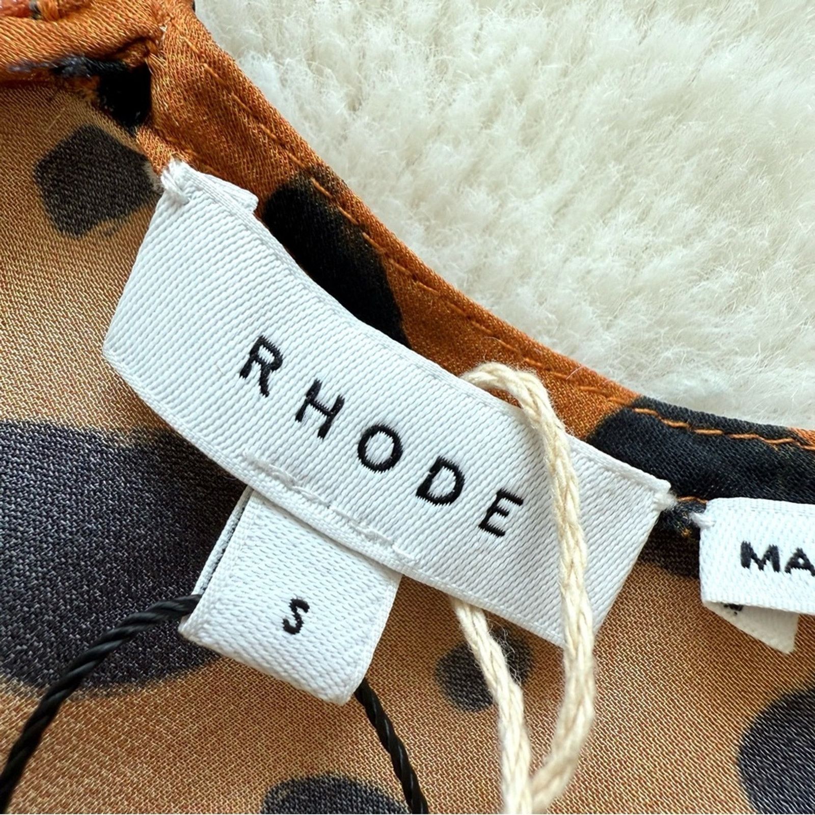 RHODE NWT! RHODE Cheetah Dress, size S, MSRP. 447$ Size S / US 4 / IT 40 - 5 Thumbnail