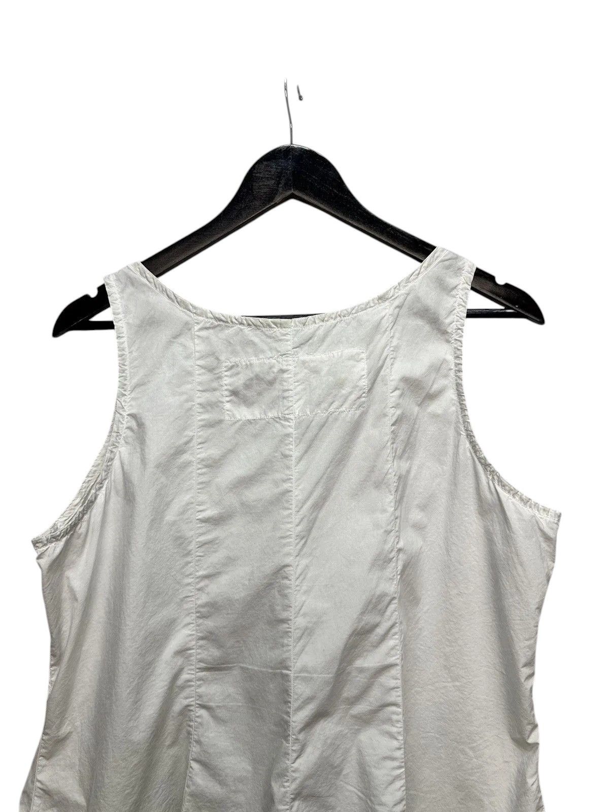 Rundholz Vintage White Midi Dress Minimalist Summer Boho Style Size M / US 6-8 / IT 42-44 - 7 Thumbnail