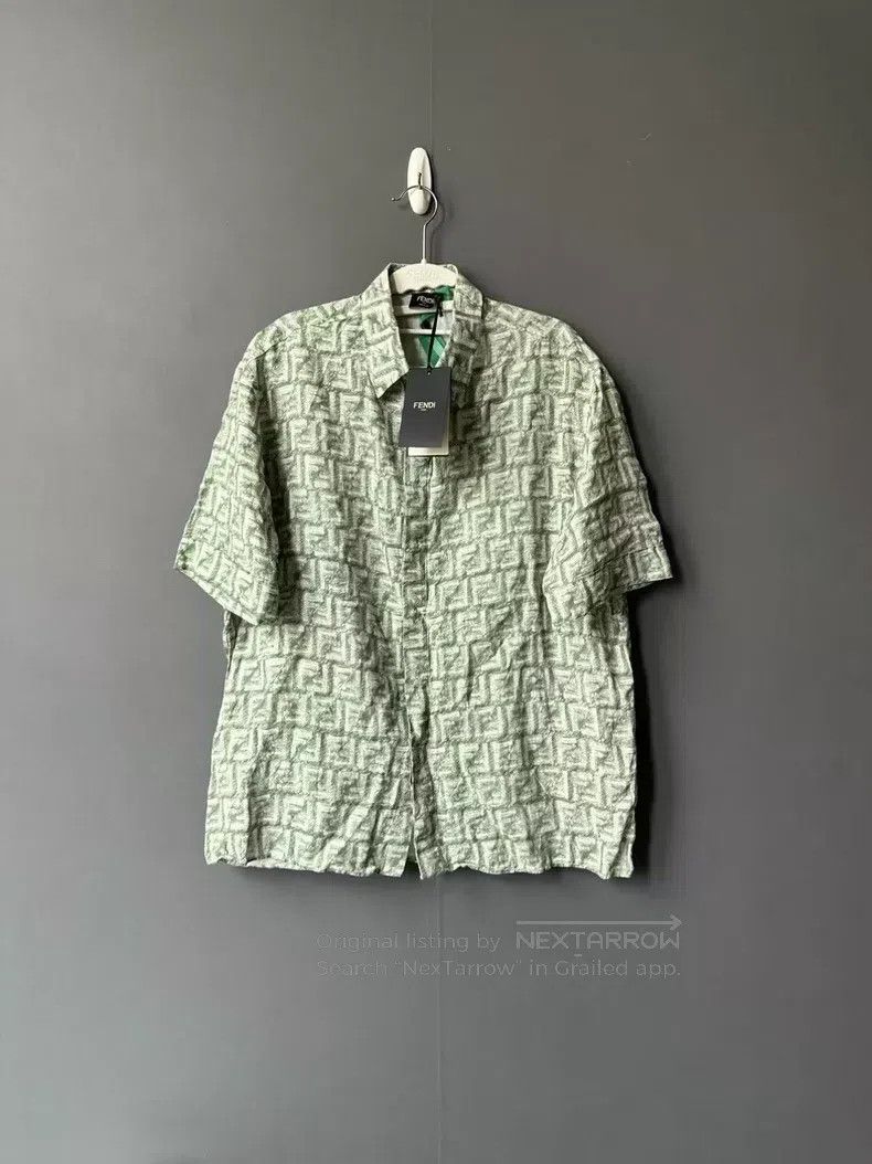 Fendi Fendi All-Over Printed Short Sleeve Shirt Size US XXS / EU 40 - 1 Thumbnail