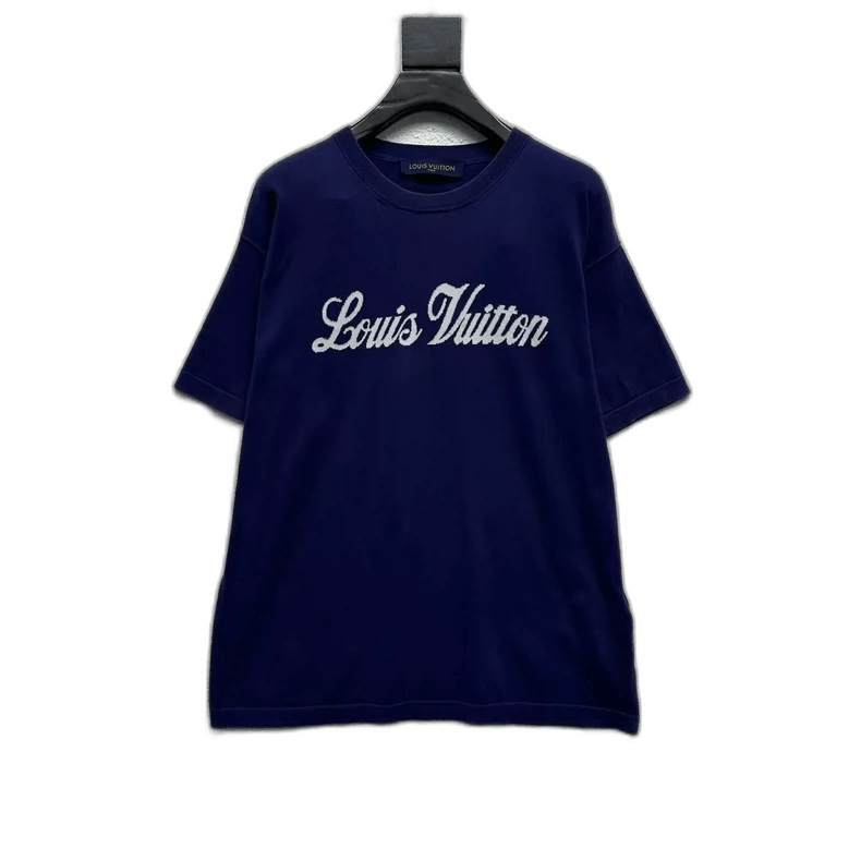 Louis Vuitton Embroidered Logo Short Sleeve T-shirt - dmc