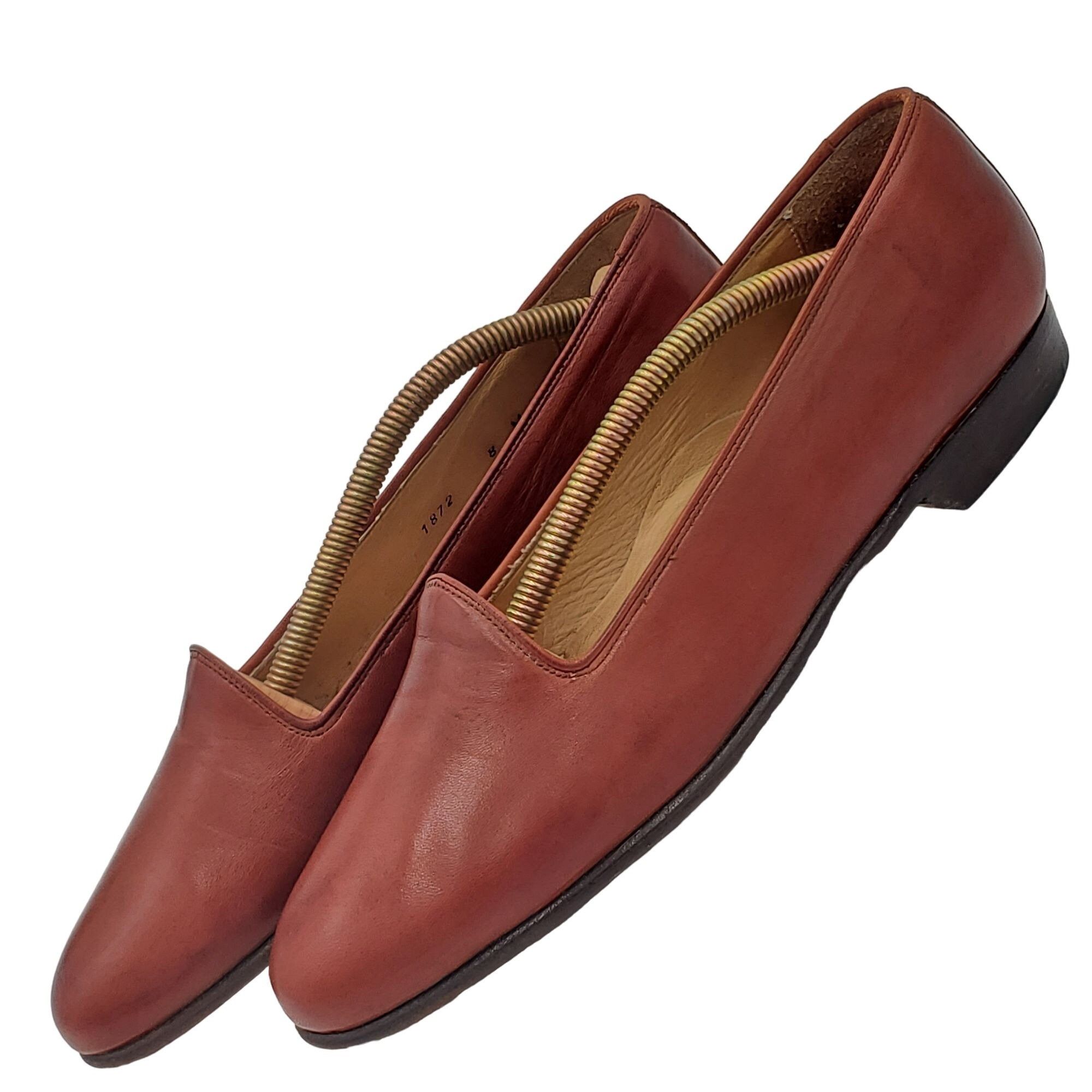 Bragano Vintage Bragano Cole Haan Italy Men 8M Brown Calfskin Classi Size US 8 / EU 41 - 10 Thumbnail