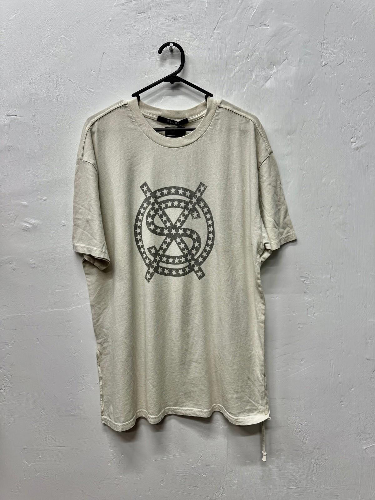 Ksubi new ksubi tee t-shirt top mens dollar star chalk sand medium Size US M / EU 48-50 / 2 - 2 Thumbnail