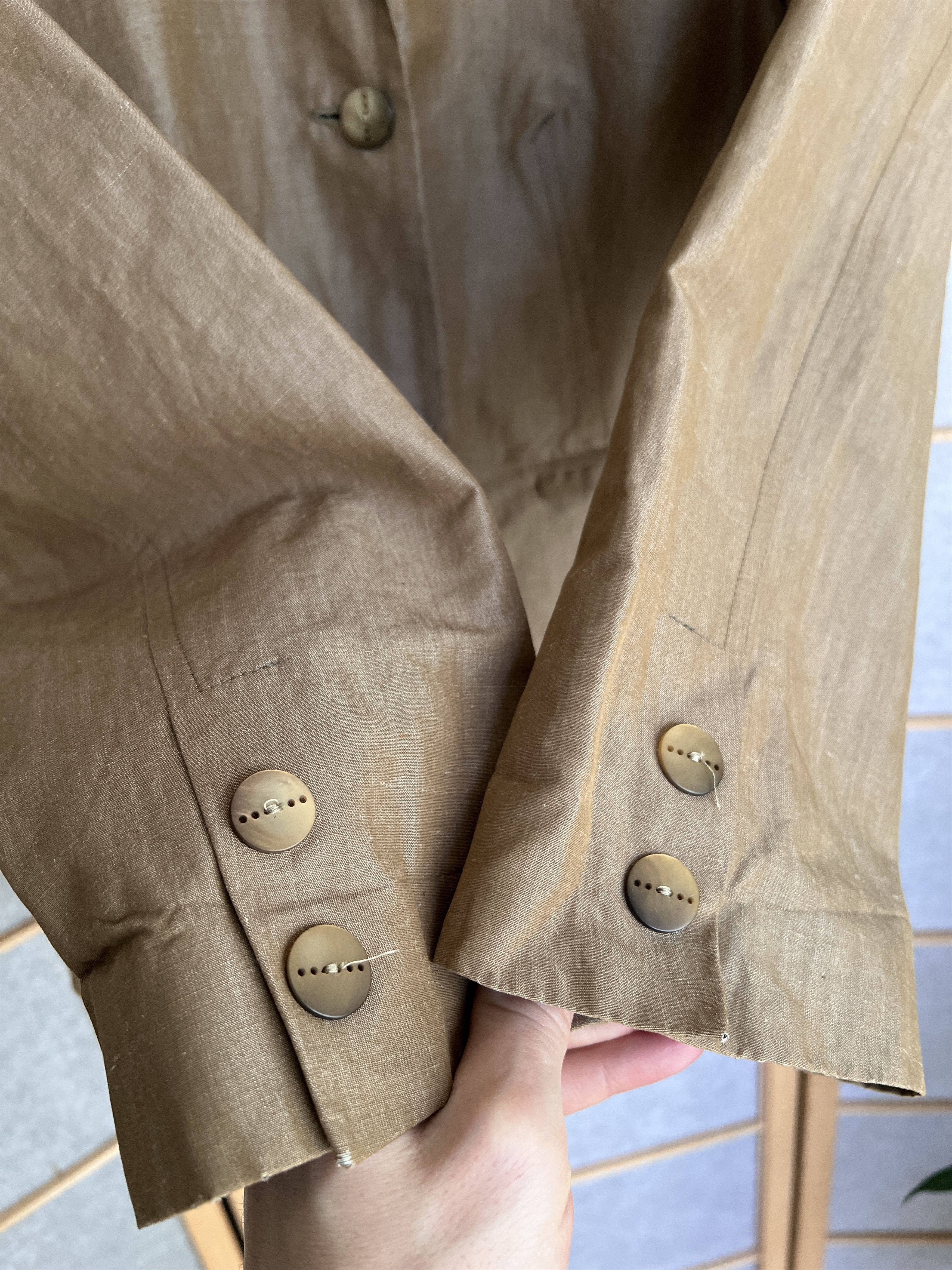 Kenzo Rare! Kenzo Jungle vintage 1990s rami blazer jacket luxury Size M / US 6-8 / IT 42-44 - 11 Thumbnail