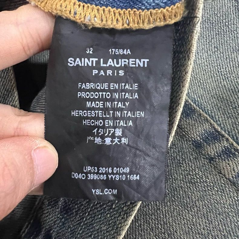 Yves Saint Laurent Saint LaurentMake old and destroy jeans. 2503-Nextarrow Size US 32 / EU 48 - 4 Thumbnail
