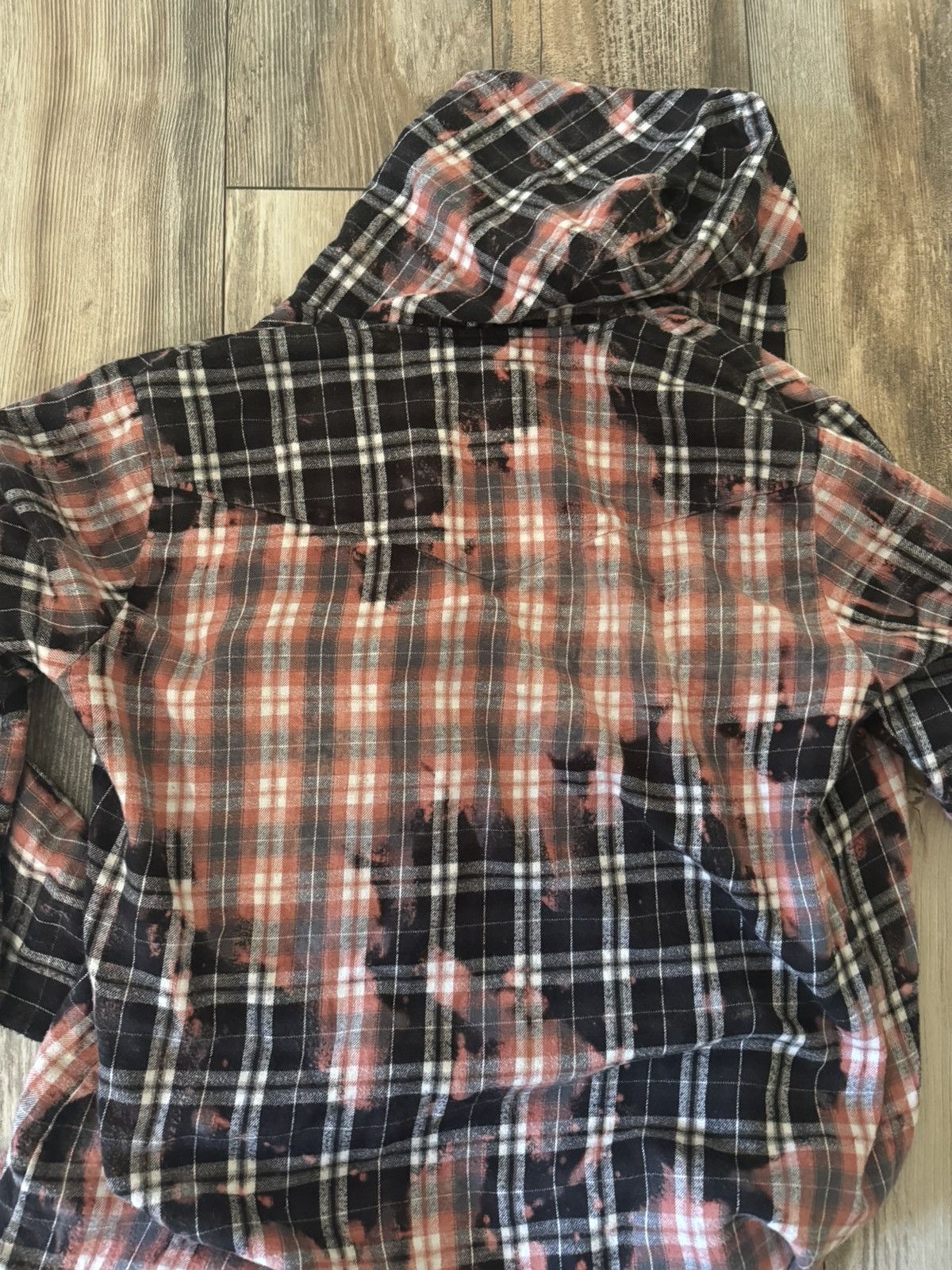 Vlone Vlone bleached flannel Size US L / EU 52-54 / 3 - 4 Thumbnail