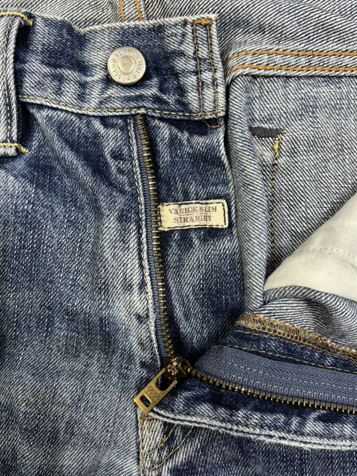Ralph Lauren Vintage Ralph Lauren Slim Straight Distressed Grunge Jeans Size US 32 / EU 48 - 17 Thumbnail