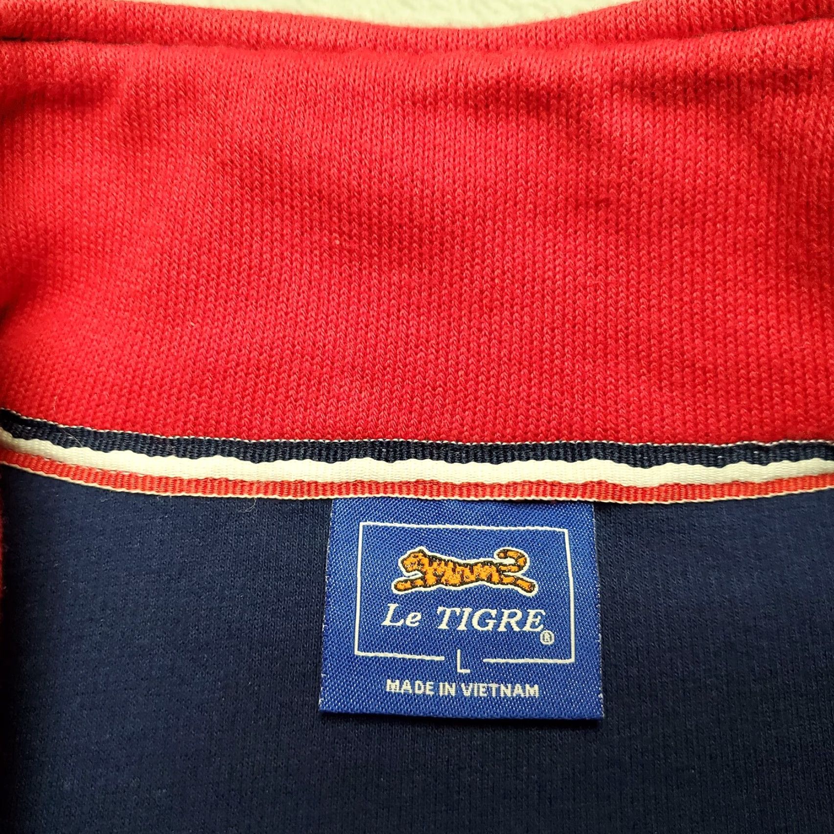 Vintage Le Tigre Sweater Mens L Blue 1/4 Zip Long Sleeve Golf Pullover Ribbed Mock Neck Casual"} Size US L / EU 52-54 / 3 - 3 Thumbnail