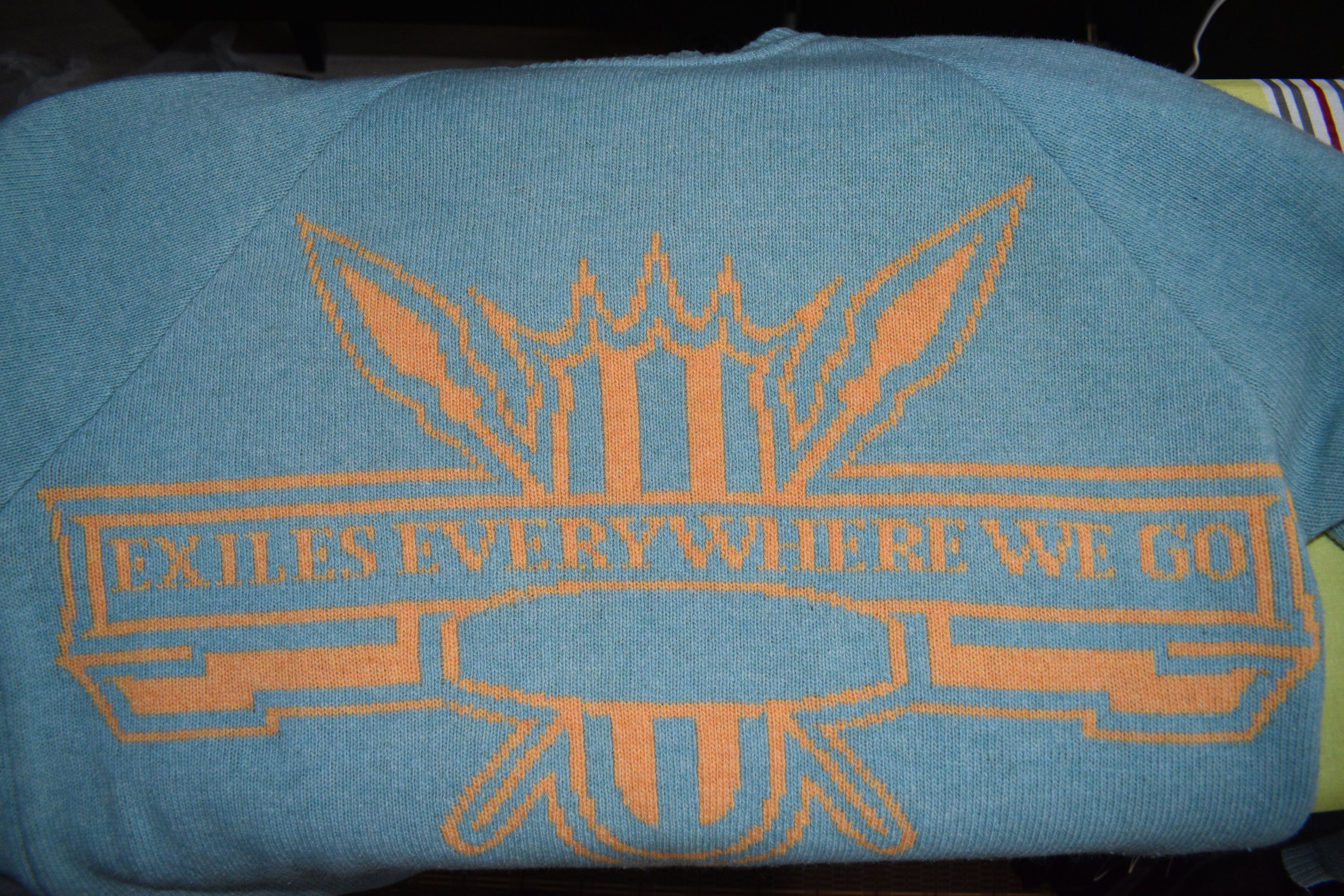 Raf Simons Raf Simons AW04/05 Waves Exiles Everywhere We Go Knit Mint Size US M / EU 48-50 / 2 - 6 Thumbnail