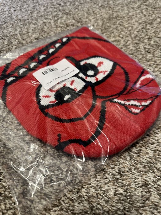 Glo Gang Glo Gang Chief Keef Thot Breaker Heart Beanie Red | Grailed