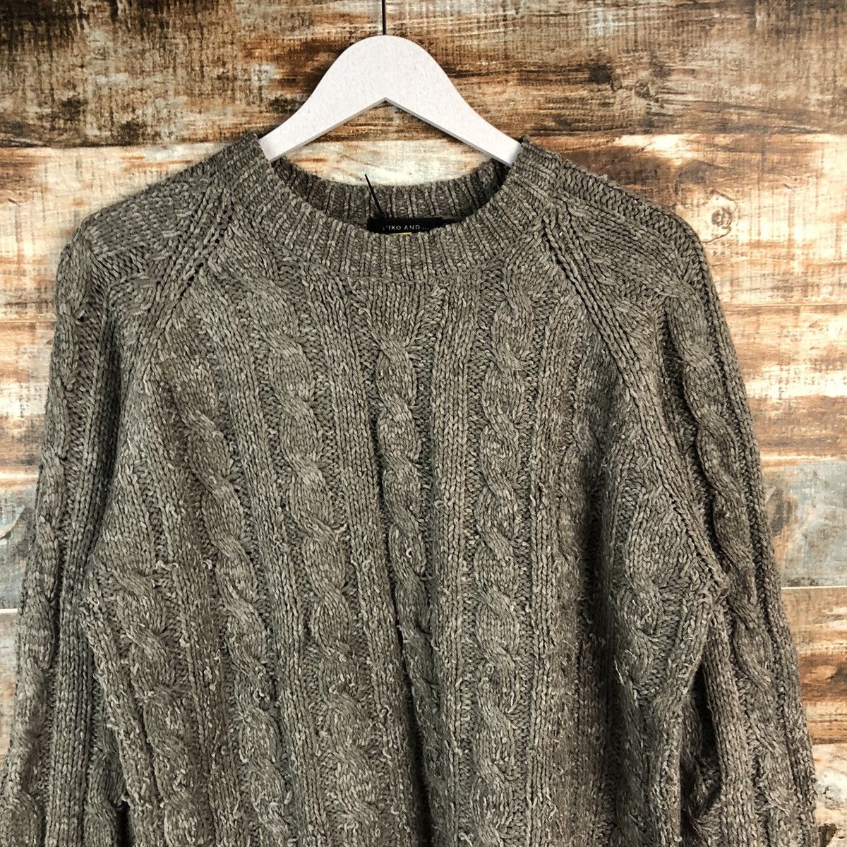 Homespun Knitwear × Japanese Brand Niko And Grey cable Knitwear vintage #A1950 Size M / US 6-8 / IT 42-44 - 5 Thumbnail