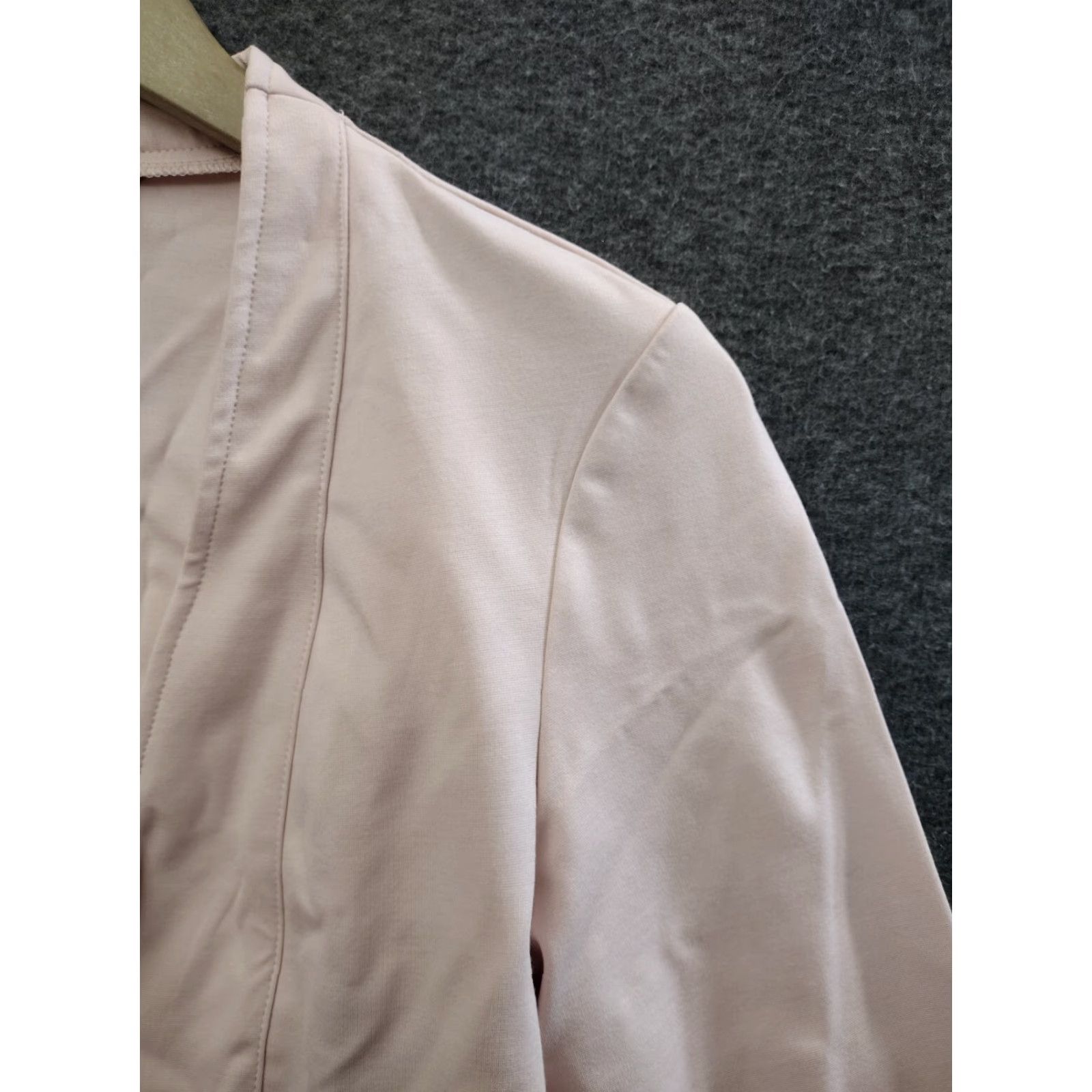 Guess GUESS Women's Light Pink Open Front Blazer Cropped Length Size S Size S / US 4 / IT 40 - 3 Thumbnail