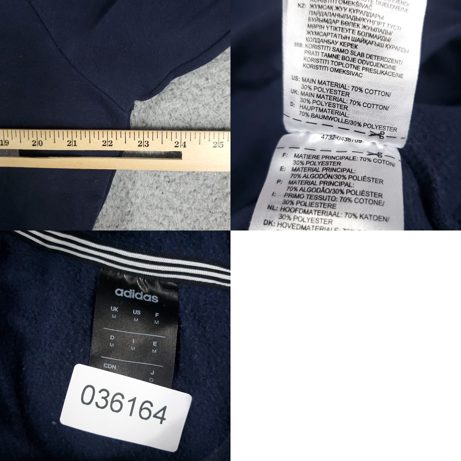 Adidas VINTAGE — (none) Size US M / EU 48-50 / 2 - 8 Thumbnail