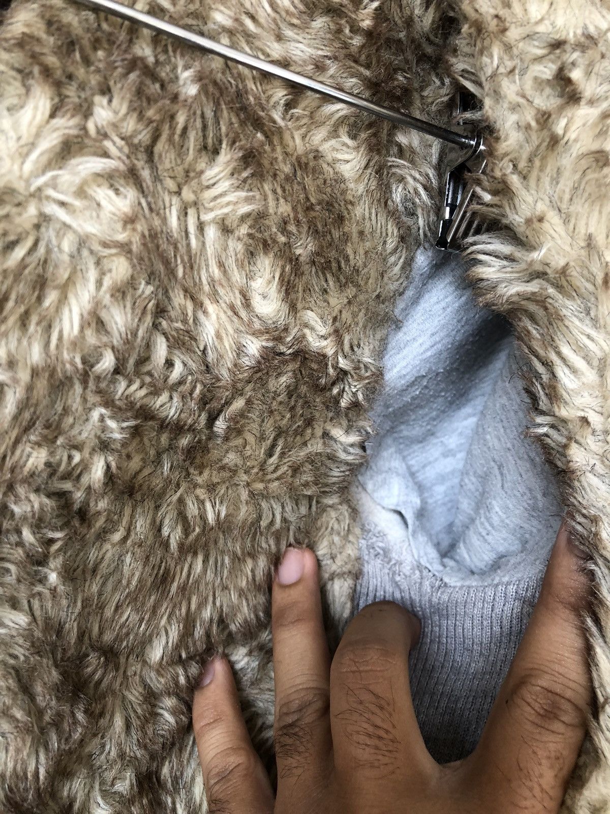 Abercrombie & Fitch Winter Punk Style Abercrombie Fur Sweat Crop Zipper Hoodie Size M / US 6-8 / IT 42-44 - 12 Thumbnail