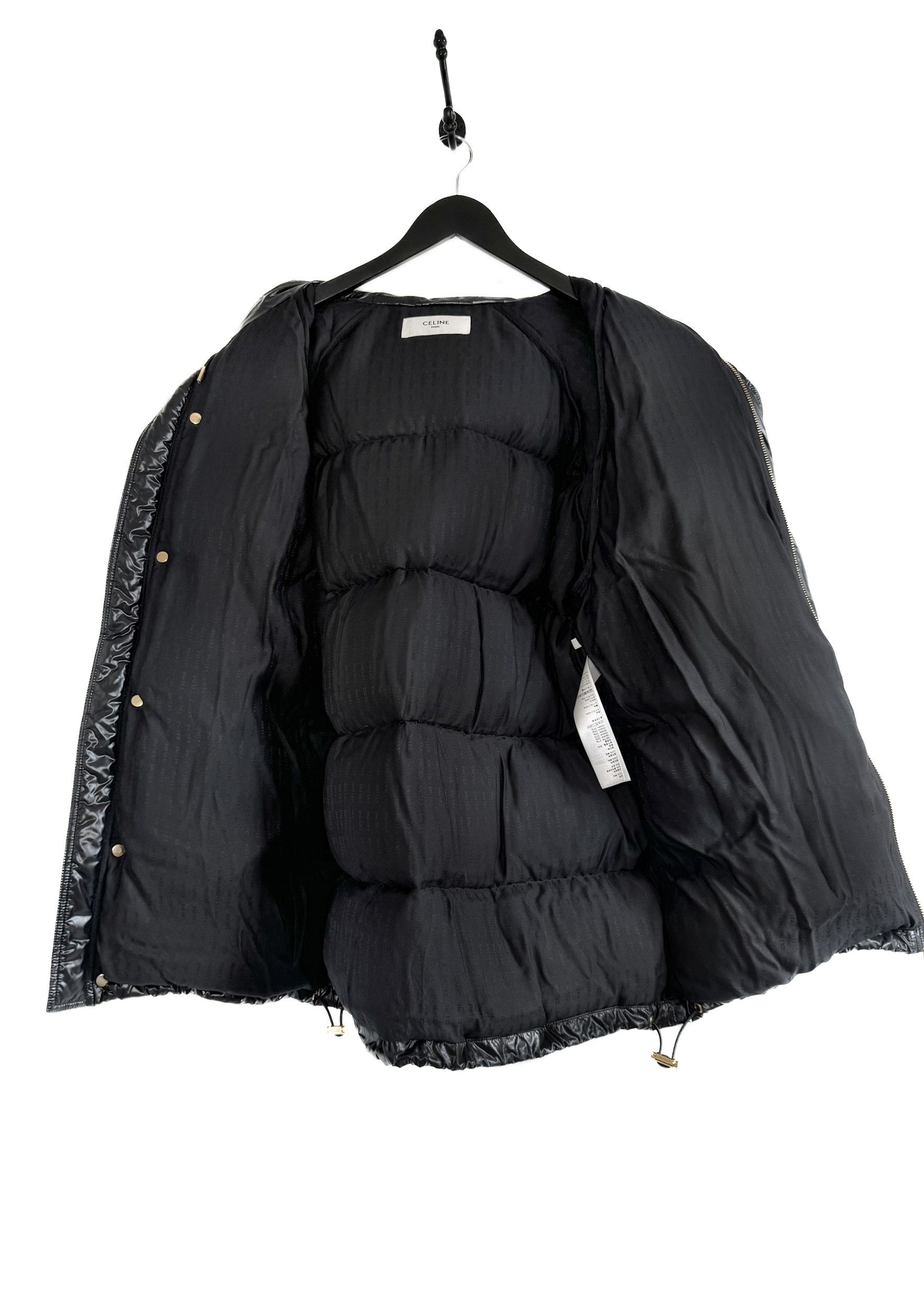 Celine Celine Gold Buttons Triomphe Patch Black Puffer Jacket Size S / US 4 / IT 40 - 11 Thumbnail