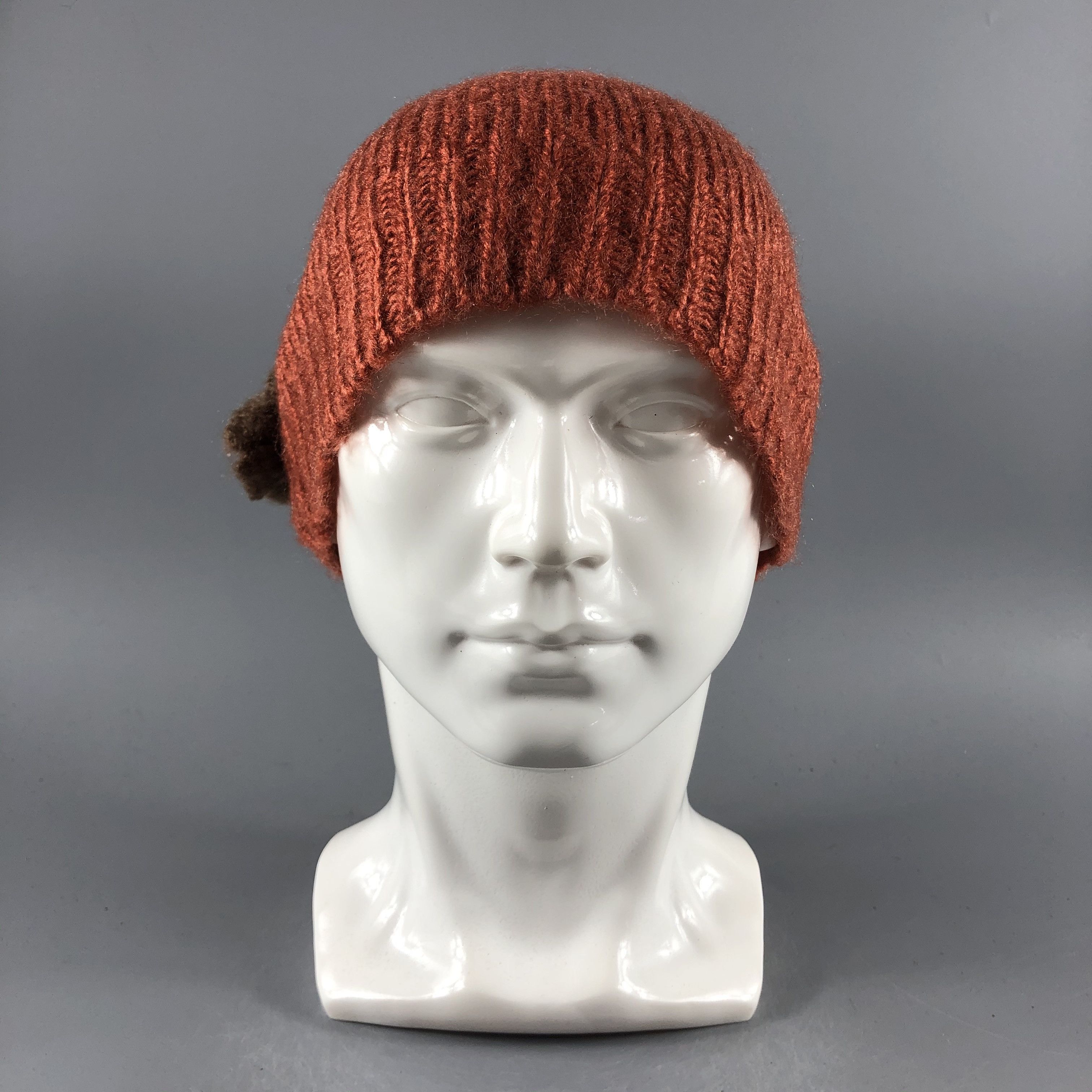 Japanese Brand × Vintage Womens Unknown Cuffless Beanie Snow Hat Snow Cap -D746 Size ONE SIZE - 2 Thumbnail