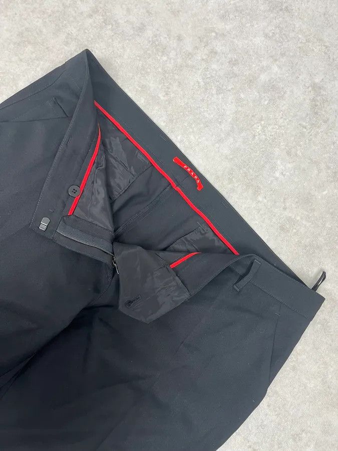 Prada SS2008 Prada Black Tailored Pants Size US 34 / EU 50 - 7 Thumbnail