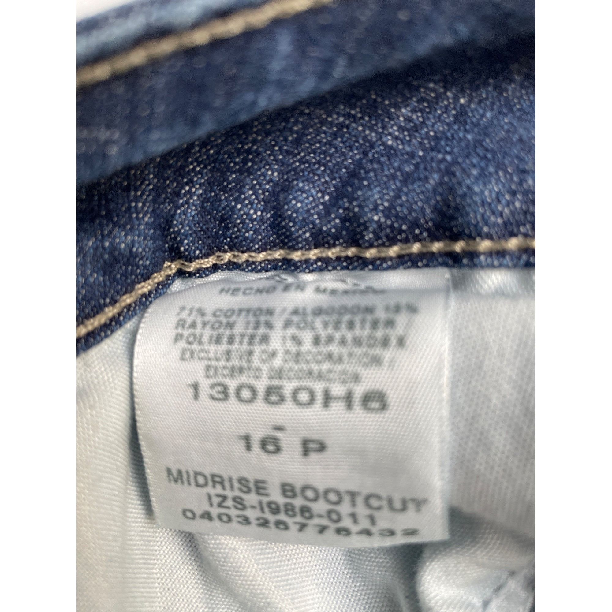 Other Riders by Lee Women's Blue Jeans Mid Rise, Boot Cut, Size 16 Size 38" / US 16 / IT 52 - 5 Thumbnail