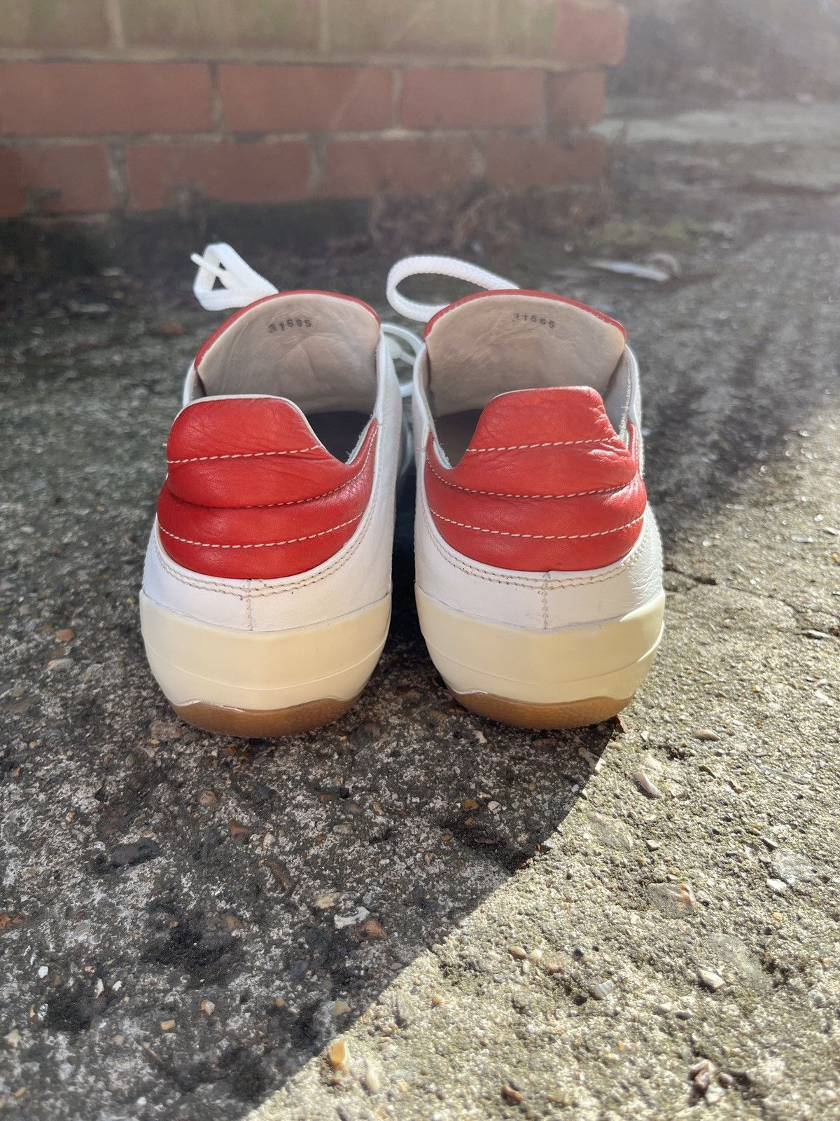Faconnable Faconnable Made in Italy White Red Sneakers EU 40 UK 8 Size US 8 / EU 41 - 6 Thumbnail
