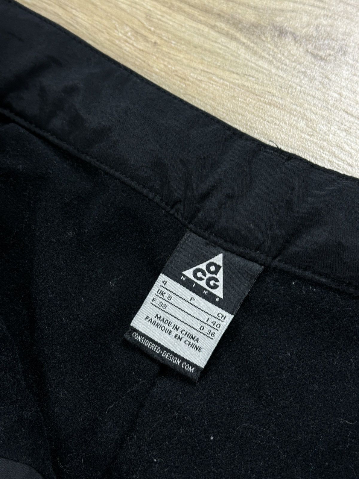 Nike × Nike ACG × Vintage Vintage Nike ACG Winter Fleece Black Pants Size 27" / US 4 / IT 40 - 8 Thumbnail
