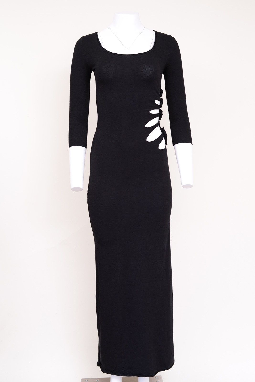 Jean Paul Gaultier Jean Paul Gaultier Black Cutout Maxi Dress Size S / US 4 / IT 40 - 2 Thumbnail