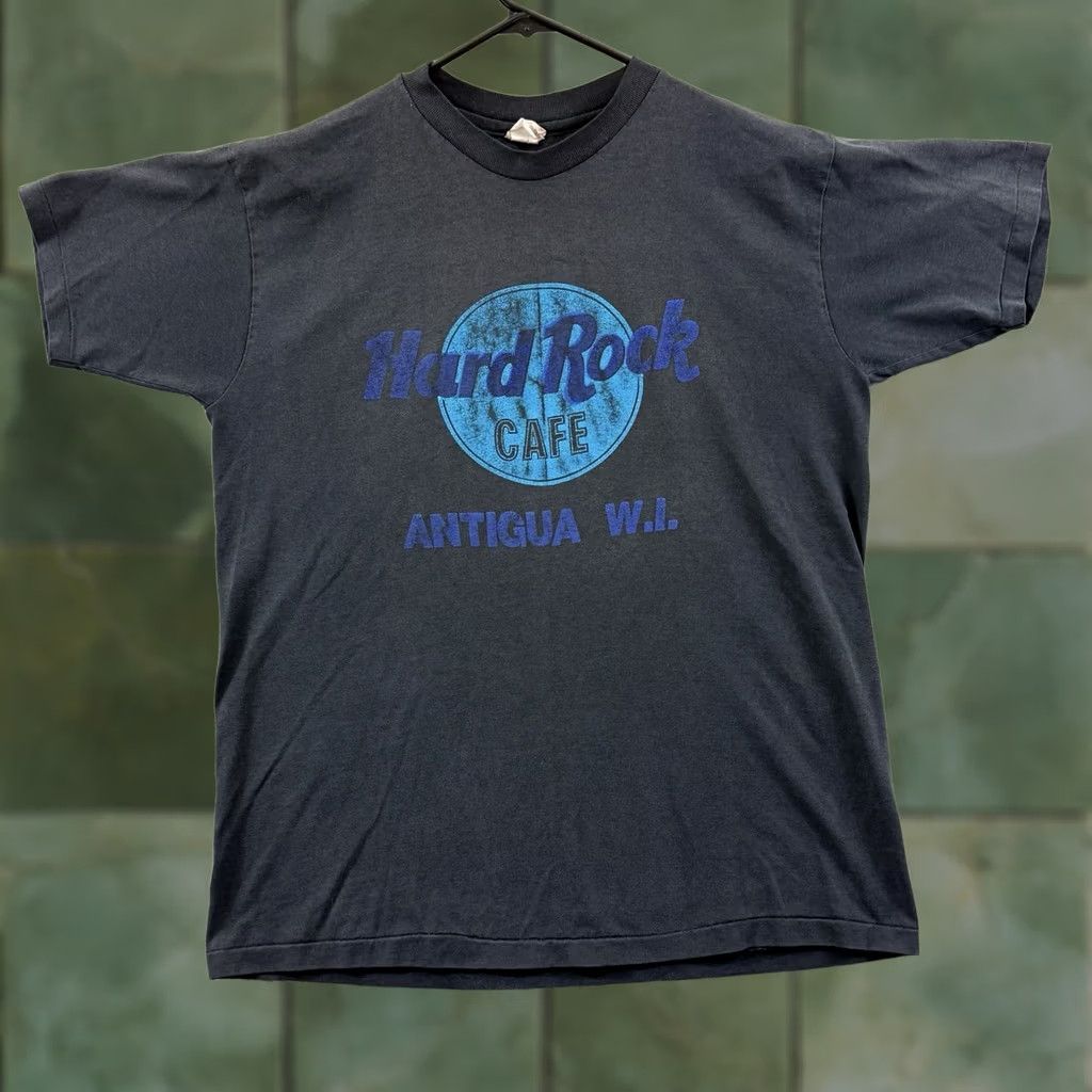 Hard Rock Cafe VINTAGE Hard Rock Cafe Shirt Mens XL Black Short Sleeve 90s Grunge Logo Outdoor Shirt Size US XL / EU 56 / 4 - 1 Thumbnail